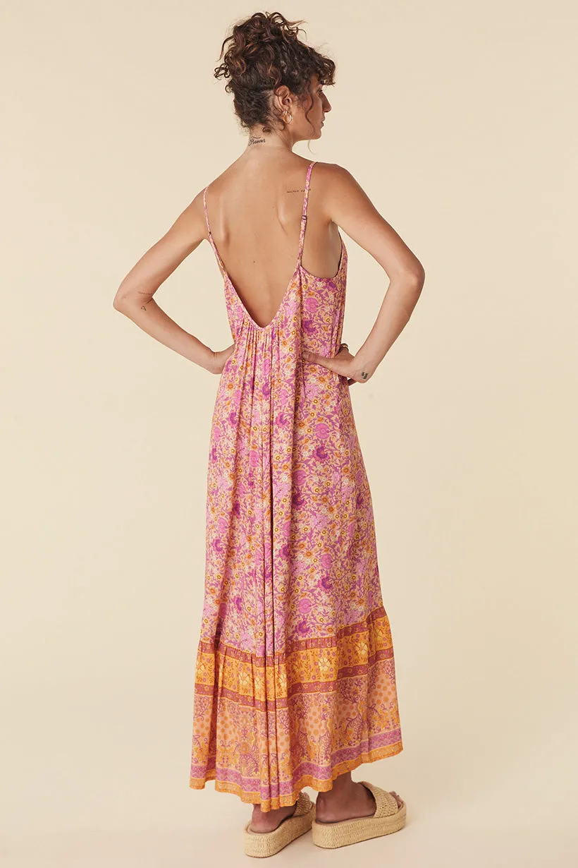 Village Strappy Maxi Dress