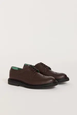 Vinnee Brogue Shoe Burgundy Polido Leather