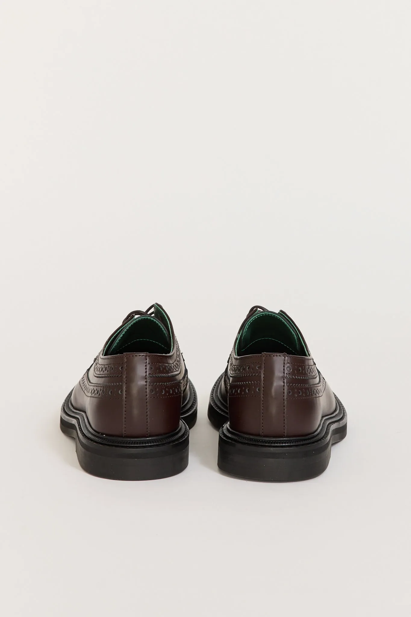 Vinnee Brogue Shoe Burgundy Polido Leather