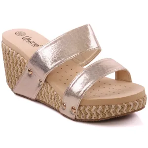 Womens ‘Babita’ Wedge Summer Slippers