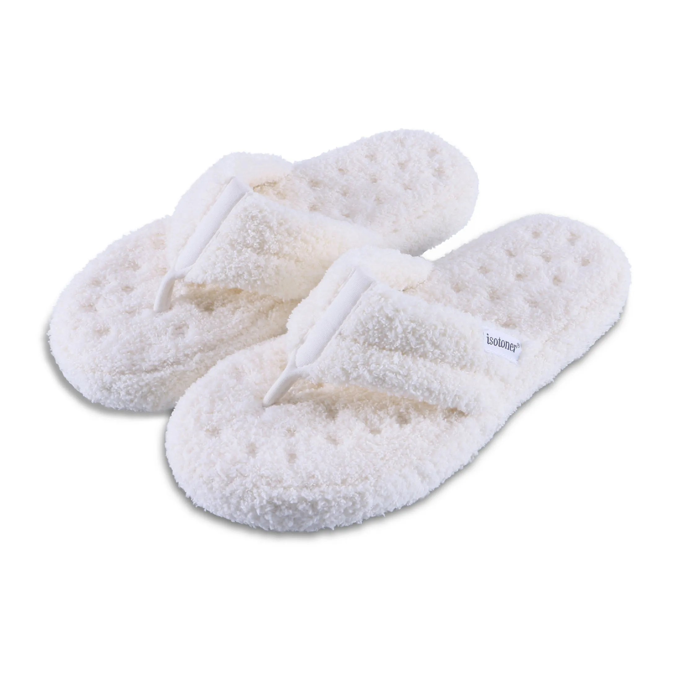 Women's Cozy Plush Joey Thong Slipper with Memory Foam