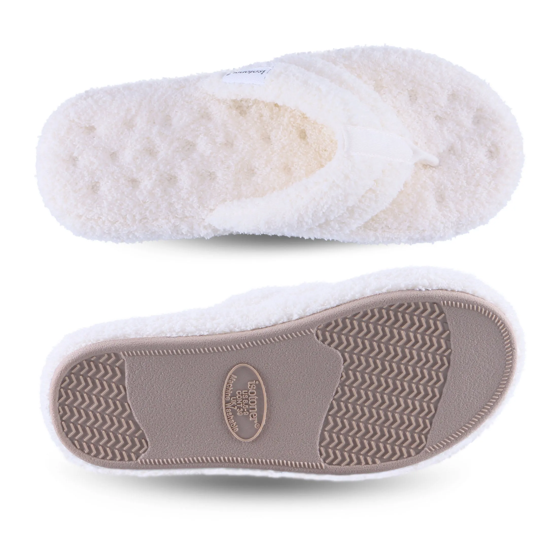 Women's Cozy Plush Joey Thong Slipper with Memory Foam