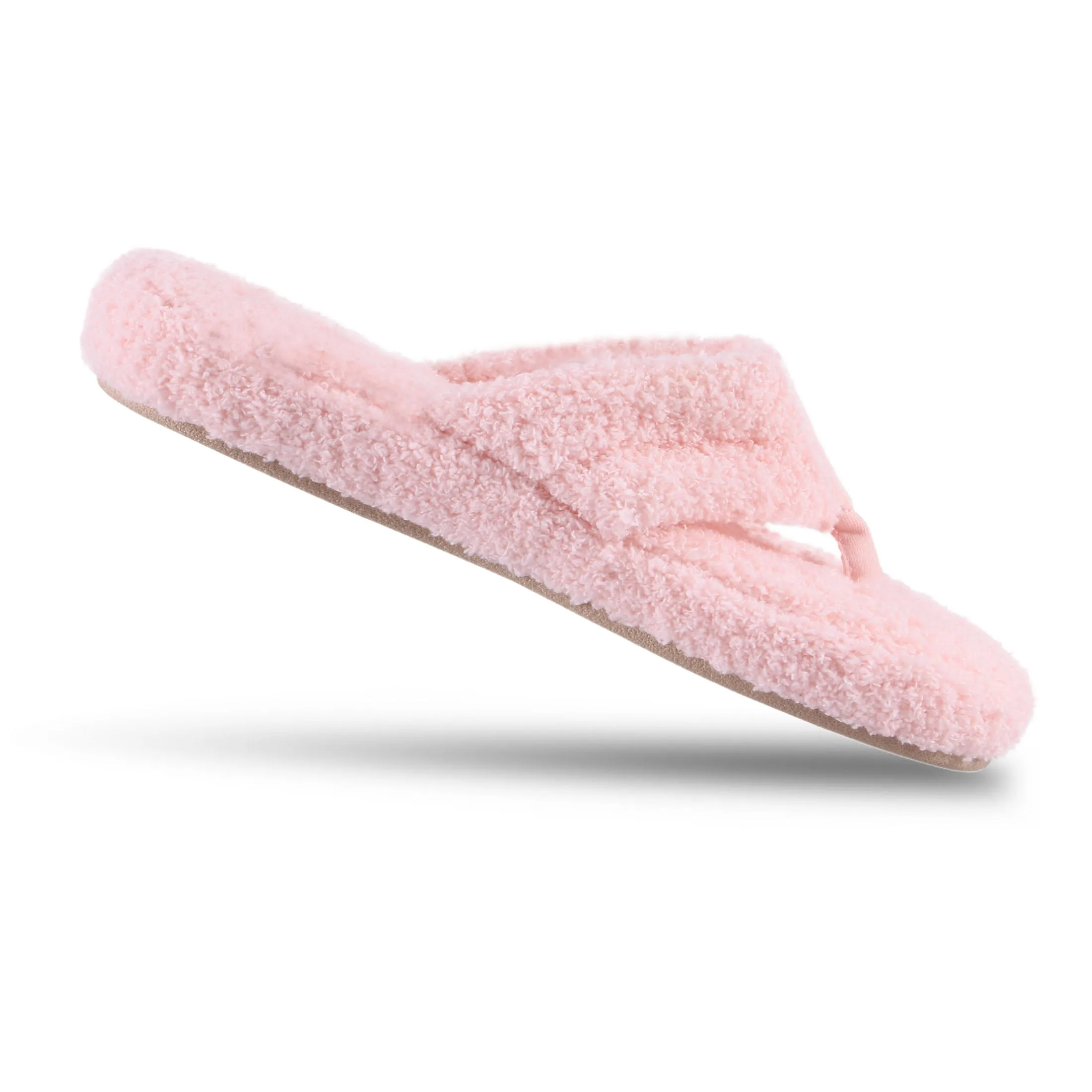 Women's Cozy Plush Joey Thong Slipper with Memory Foam
