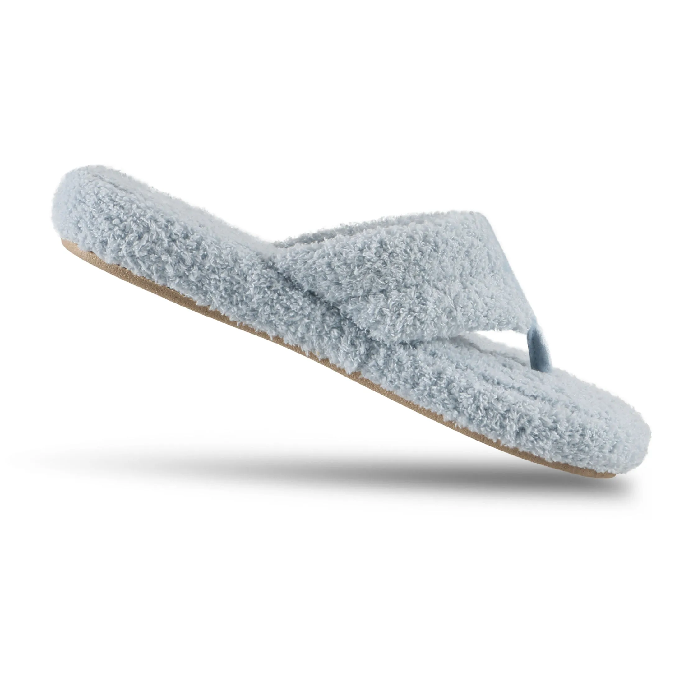 Women's Cozy Plush Joey Thong Slipper with Memory Foam