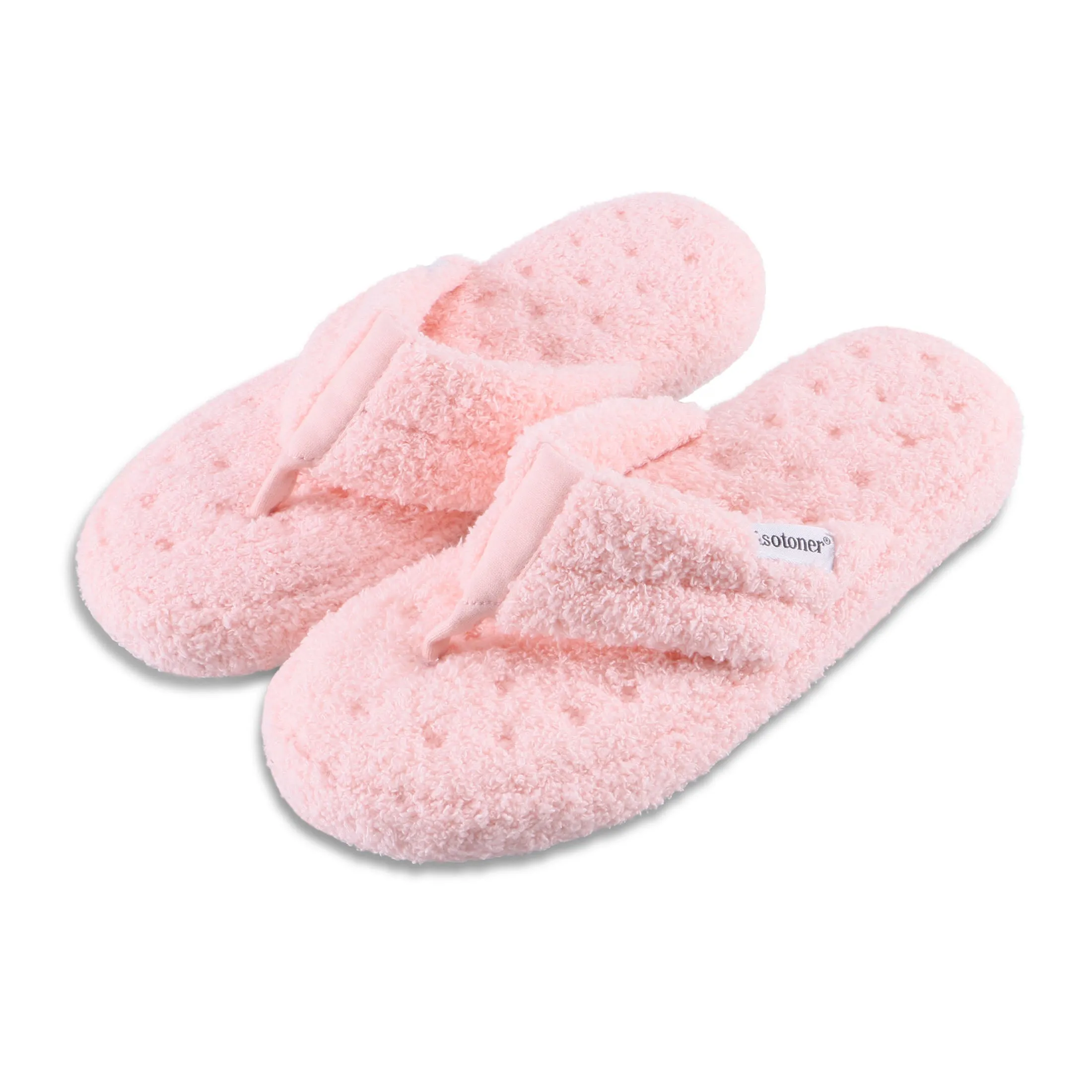 Women's Cozy Plush Joey Thong Slipper with Memory Foam
