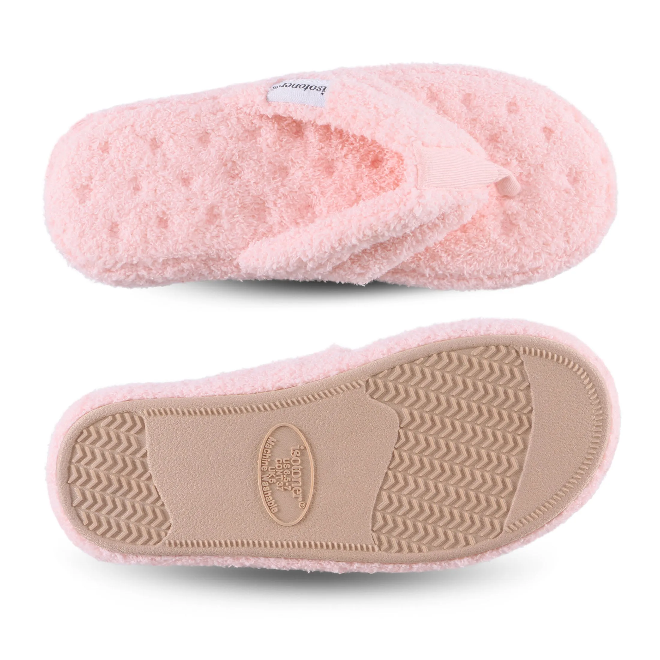 Women's Cozy Plush Joey Thong Slipper with Memory Foam