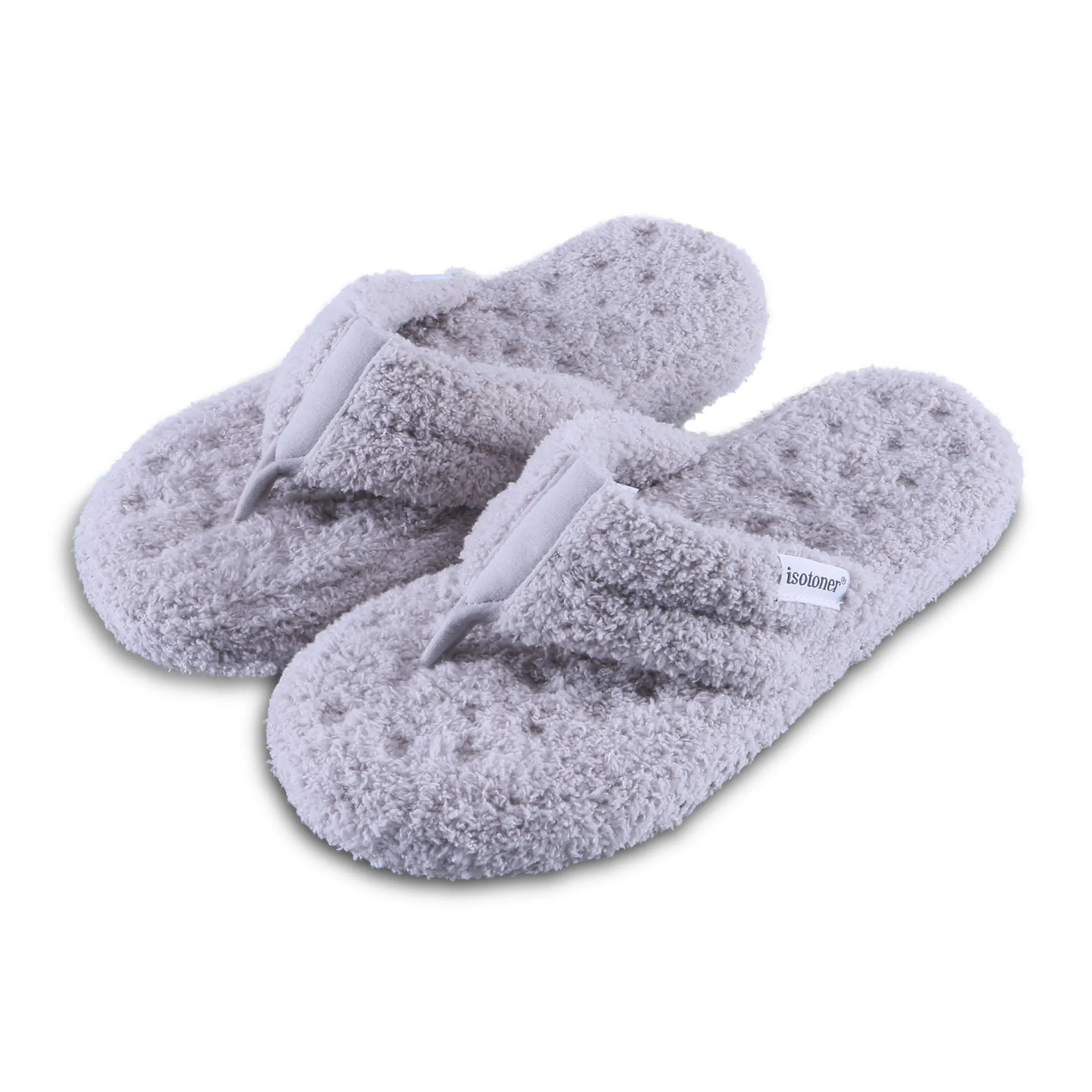 Women's Cozy Plush Joey Thong Slipper with Memory Foam