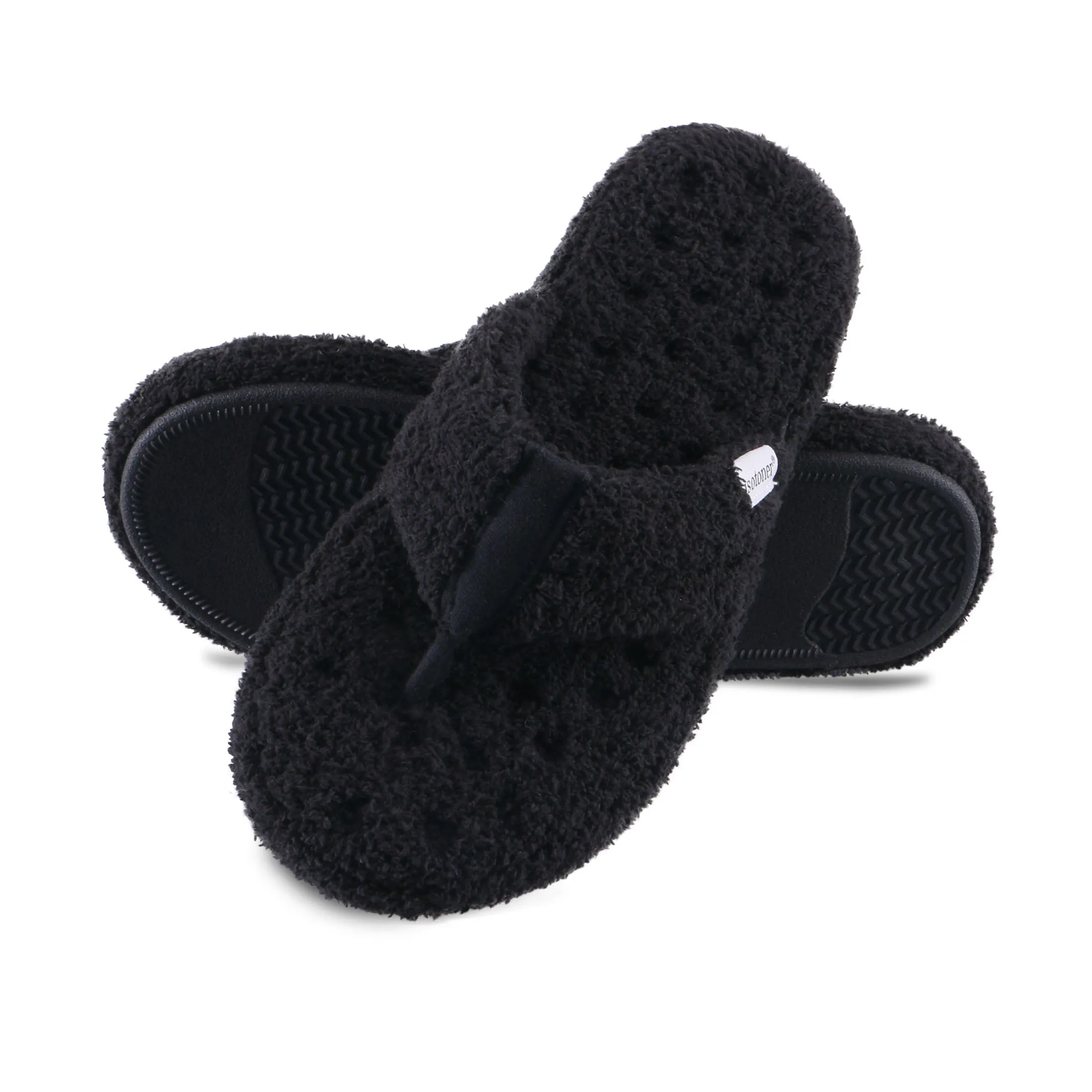 Women's Cozy Plush Joey Thong Slipper with Memory Foam