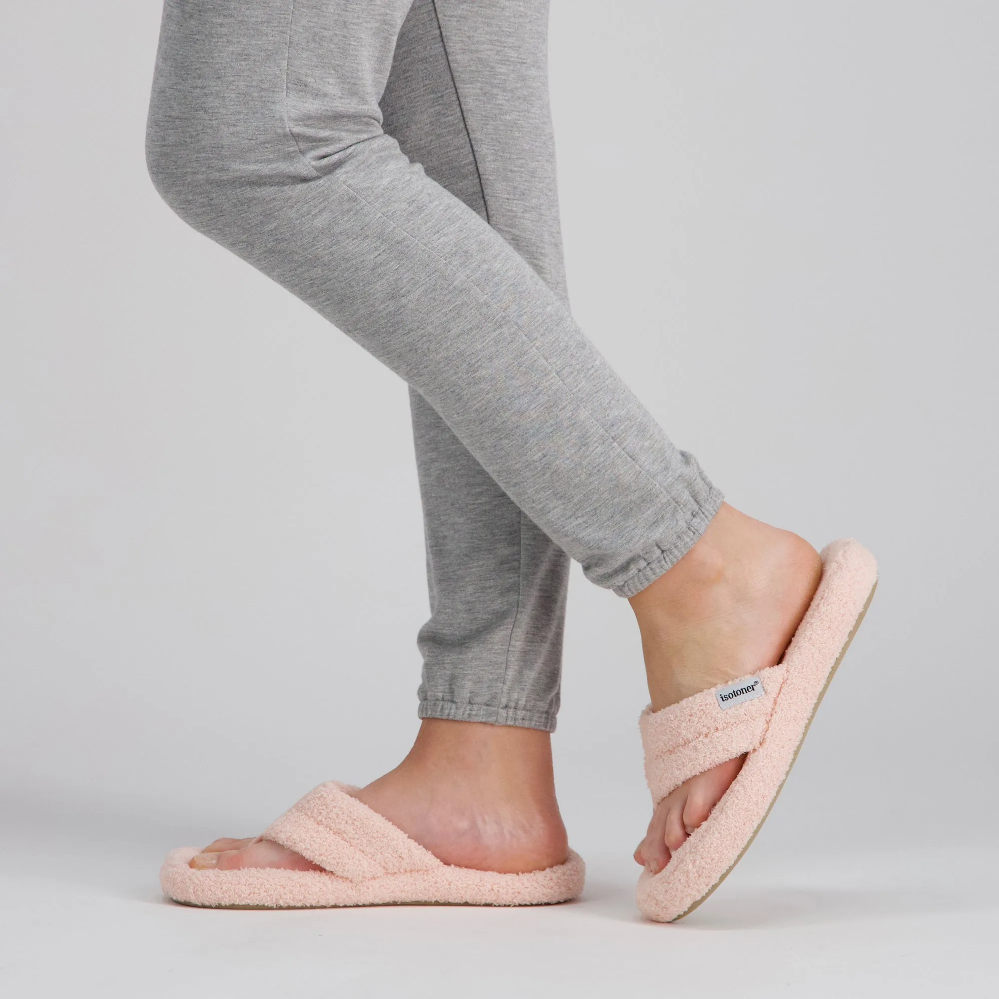 Women's Cozy Plush Joey Thong Slipper with Memory Foam