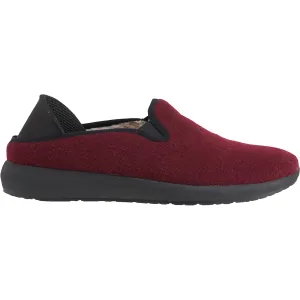 Women's Earth Guru Burgundy Wool