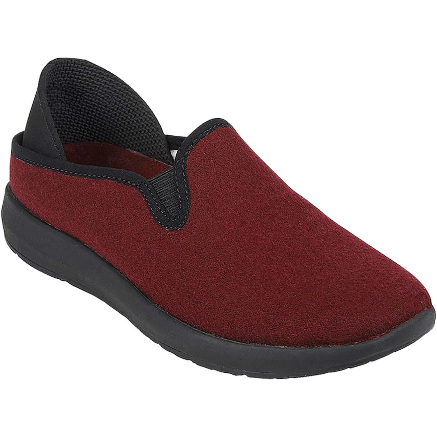 Women's Earth Guru Burgundy Wool