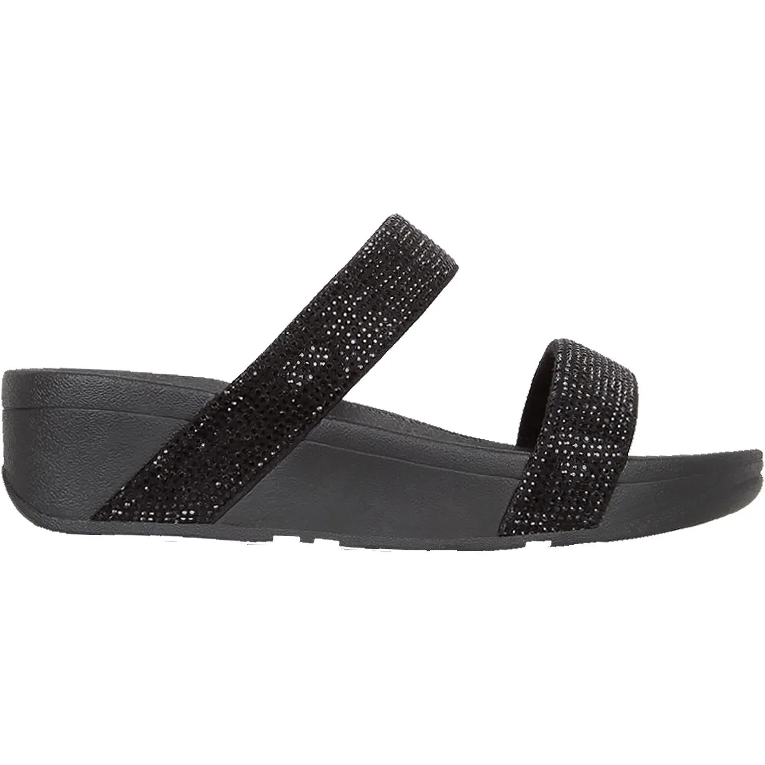 Women's Fit Flop Lottie Shimmercrystal Slide Black