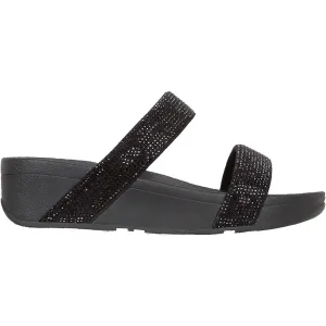 Women's Fit Flop Lottie Shimmercrystal Slide Black