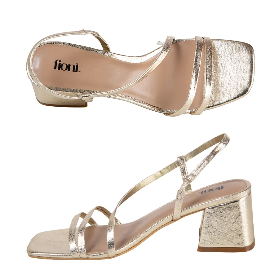 Women's Gladys PU Strappy Low Heel Sandal