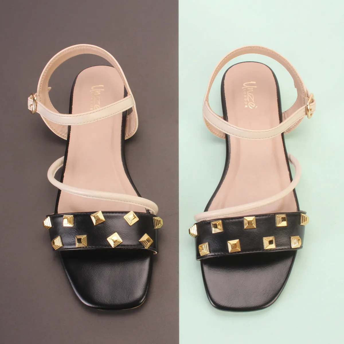 Women's "RHINOTA" Stud Detailing Sandals