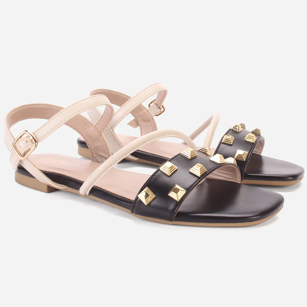 Women's "RHINOTA" Stud Detailing Sandals
