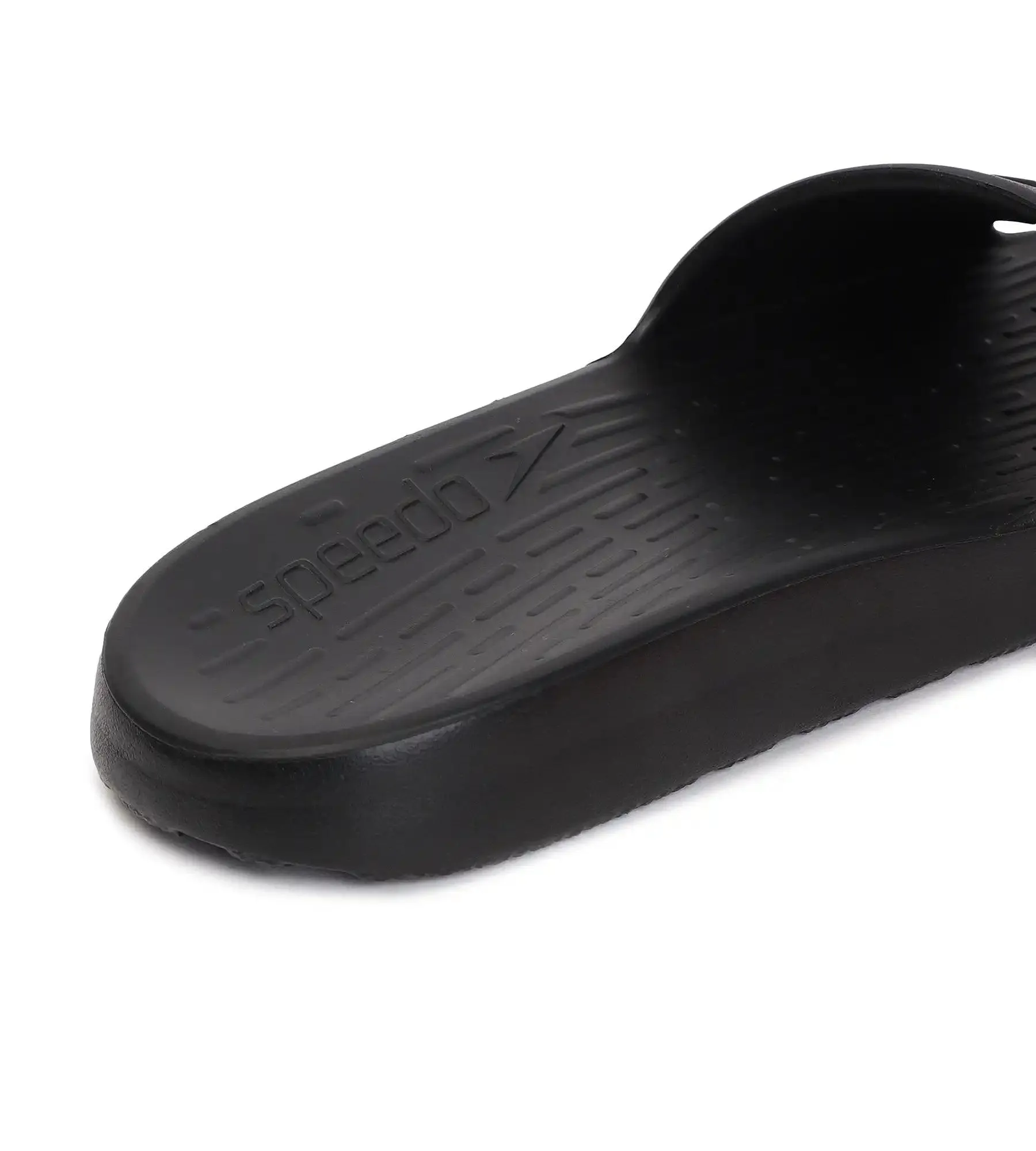 Women's Single Colour Slides - Black & Raspberry Fill