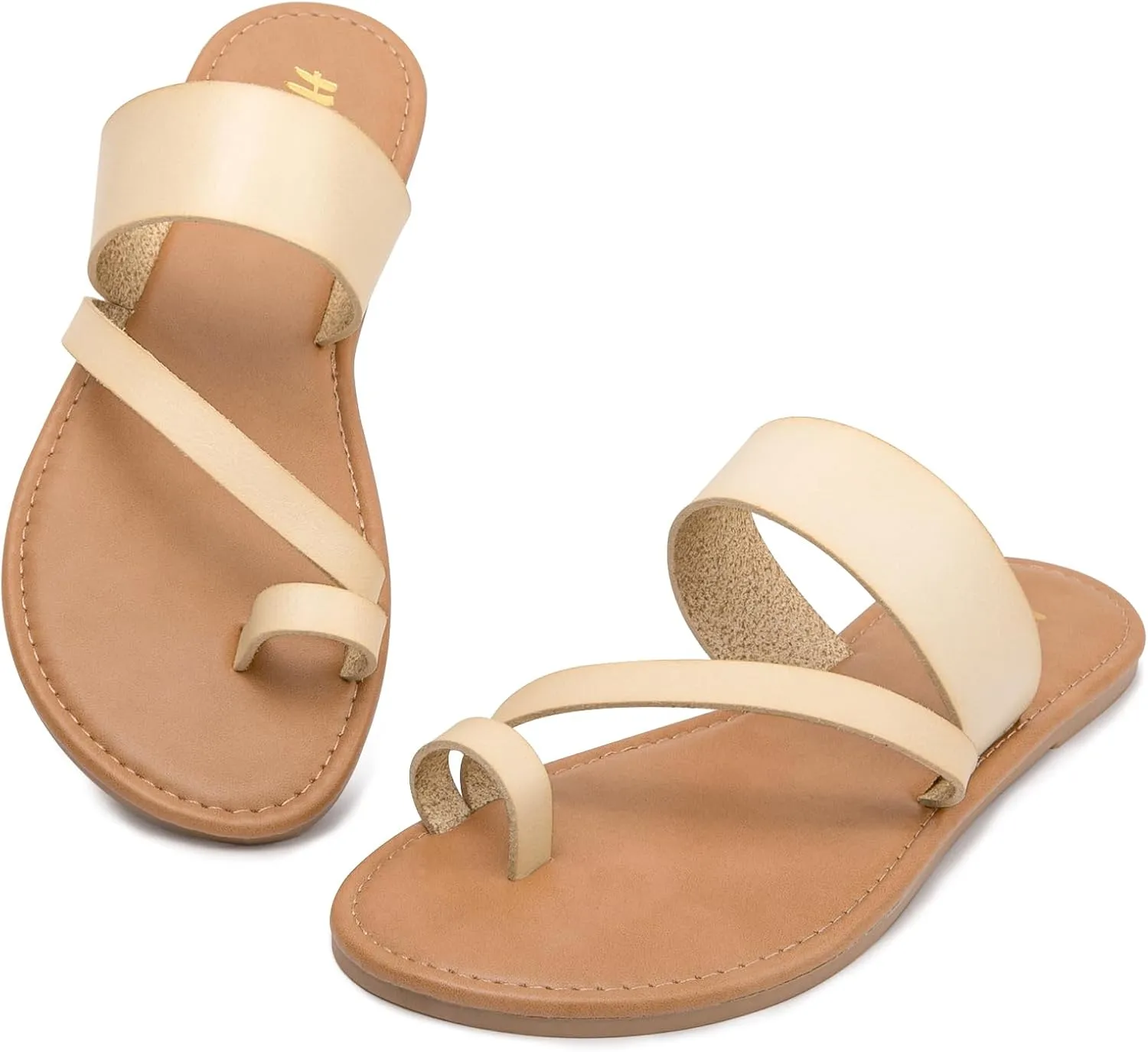 Women's Slide Sandals Slip On Flat Flip Flop Thong Casual Summer