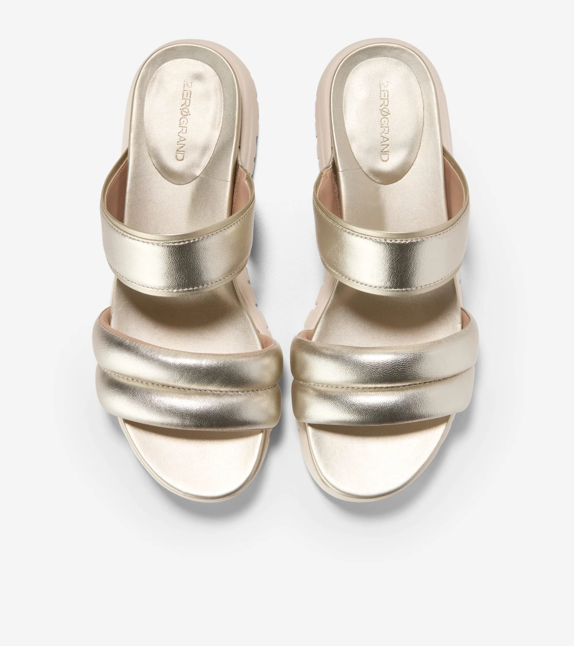 Women's ZERØGRAND Double Band Slide Sandals