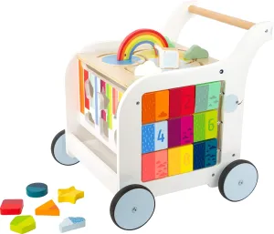 Wooden Toys Premium Sweet Elephant Baby Walker & 5-in-1 Activity Center Designed for Toddlers 12  Months